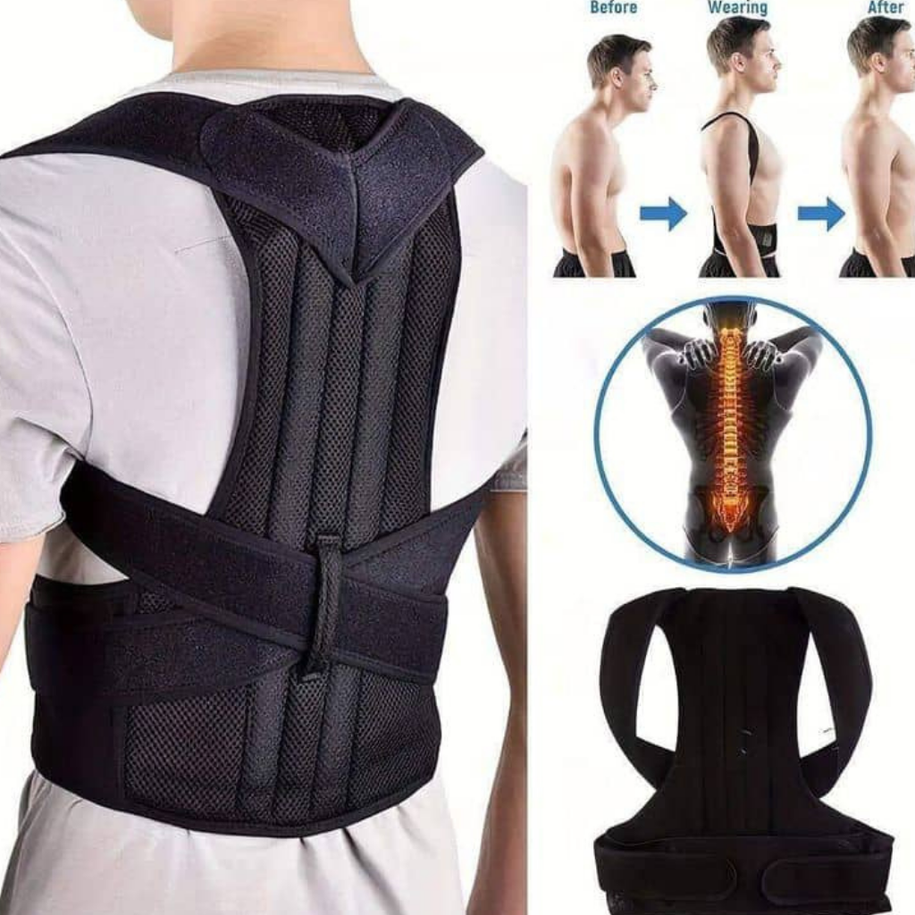 Correcteur de Posture Premium – Soulage le Mal de Dos & Redresse le Dos Instantanément