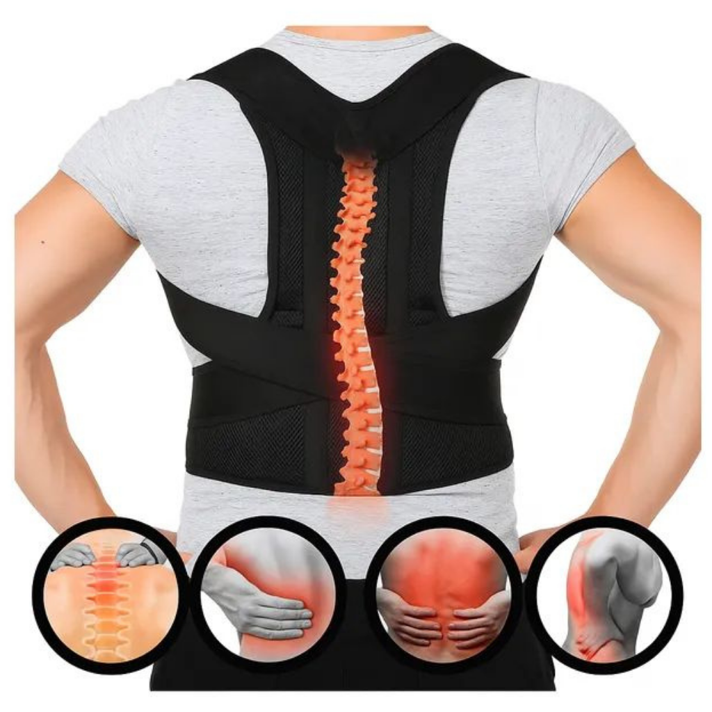 Correcteur de Posture Premium – Soulage le Mal de Dos & Redresse le Dos Instantanément
