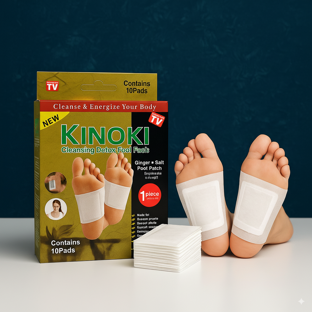 ENERGIDERM Patch – Vitalité & Détox Pieds